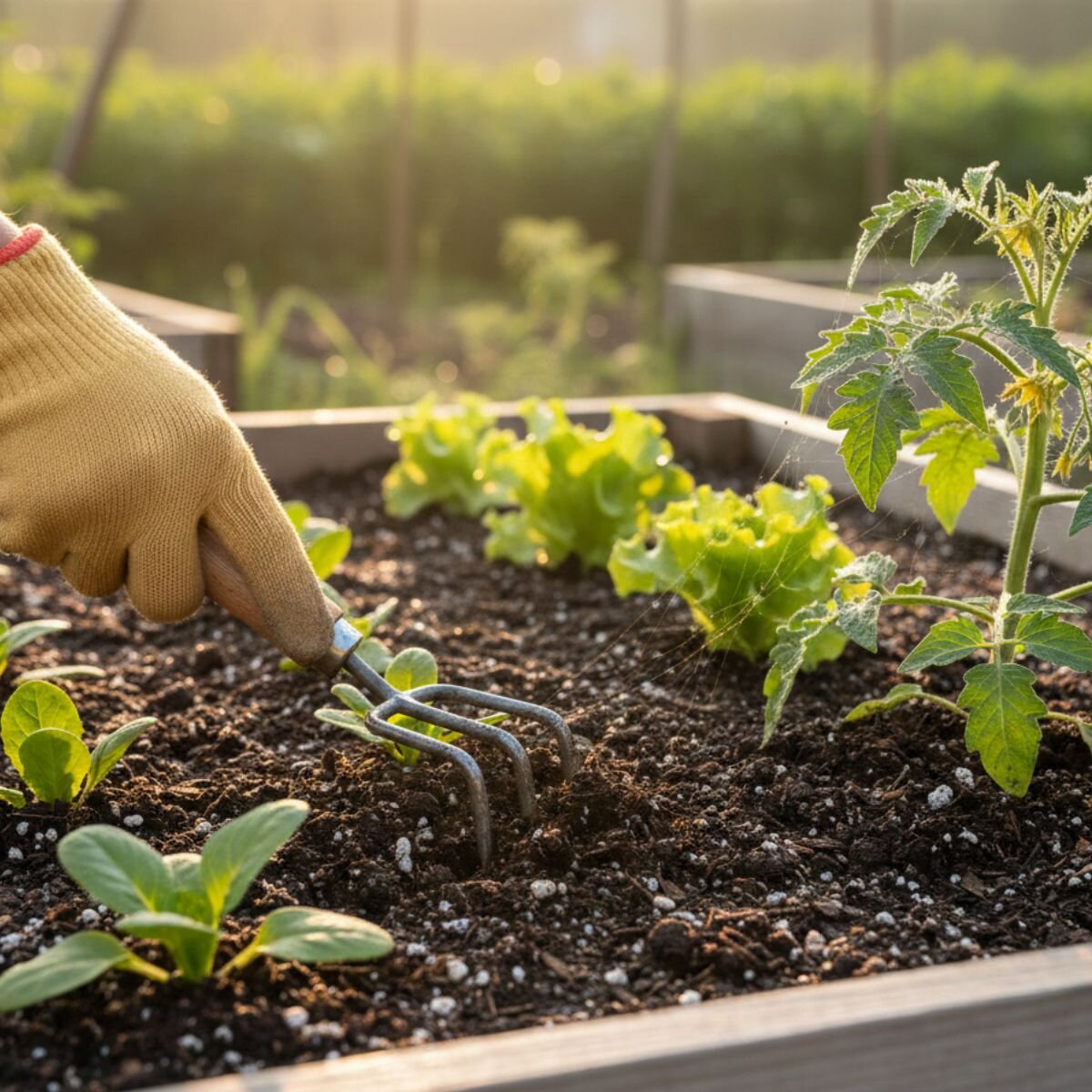 superficie-allentata-nell-orto-rialzato