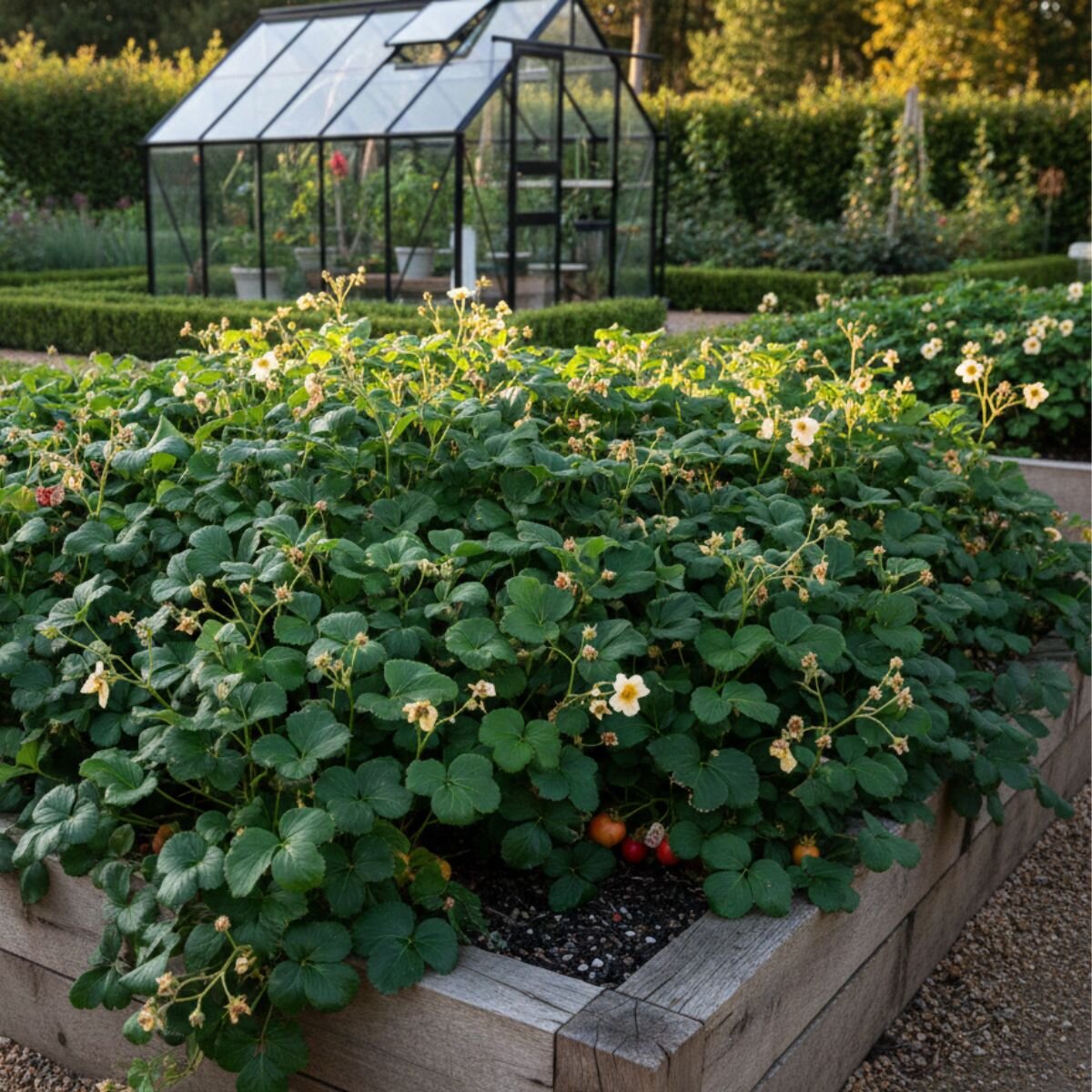 forte-crescita-fogliare-senza-raccolto-nell-orto-rialzato