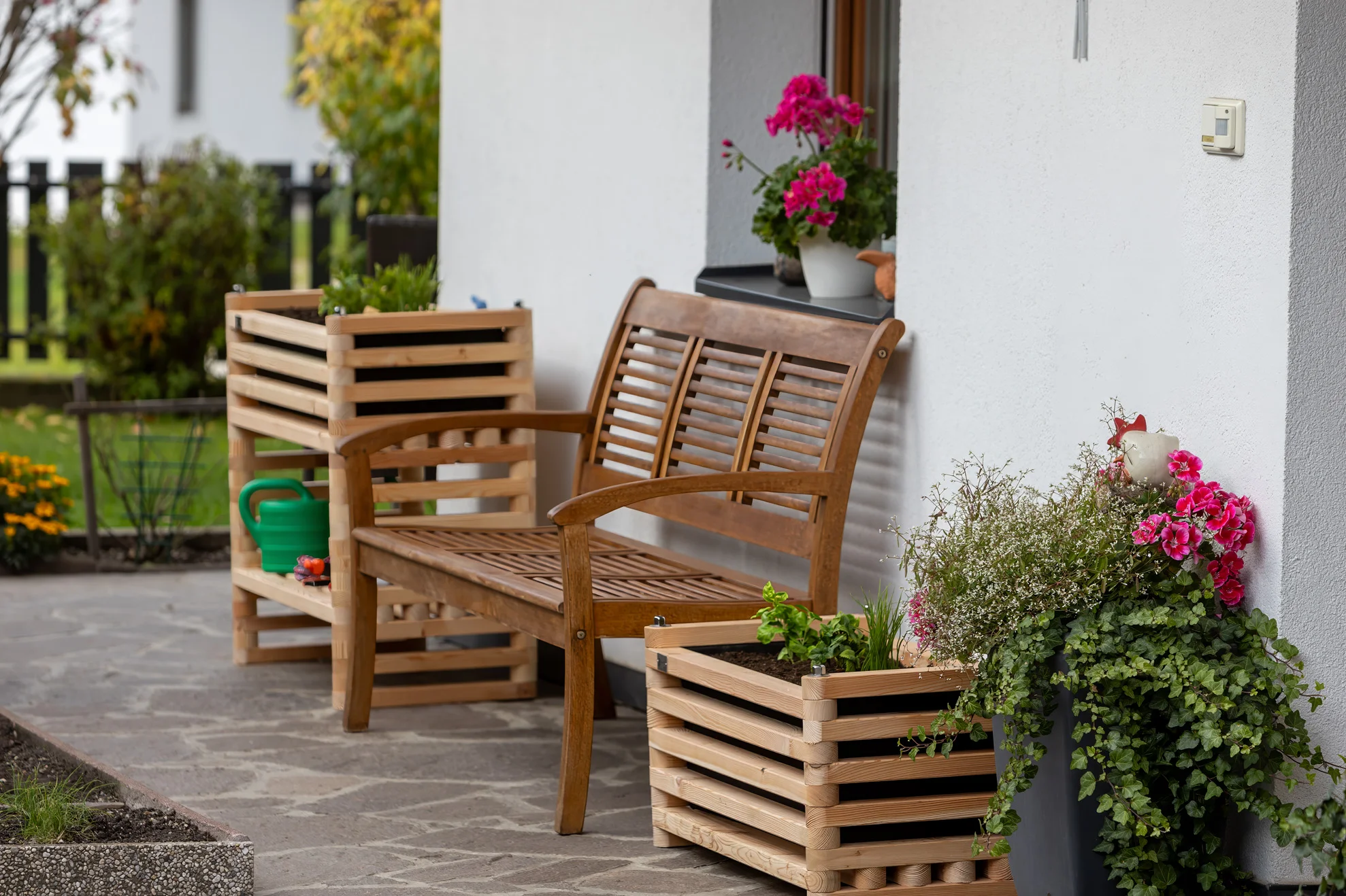 Hochbeet Lösungen für den Eingangsbereich