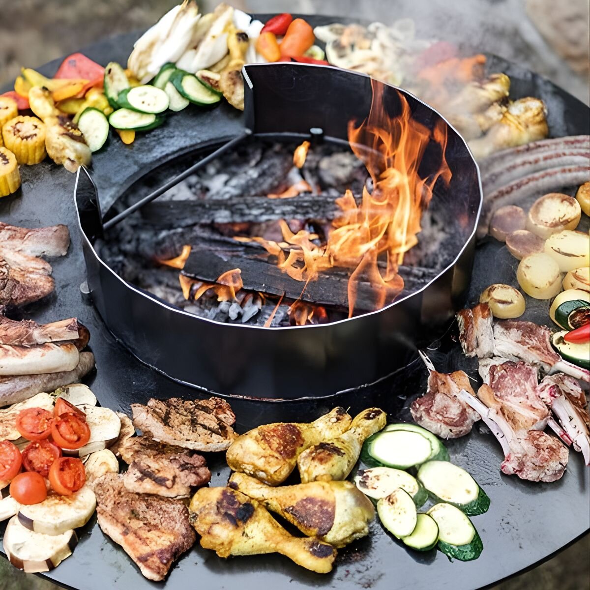 divertimento-alla-griglia-per-gruppi-più-grandi-con-il-multifire