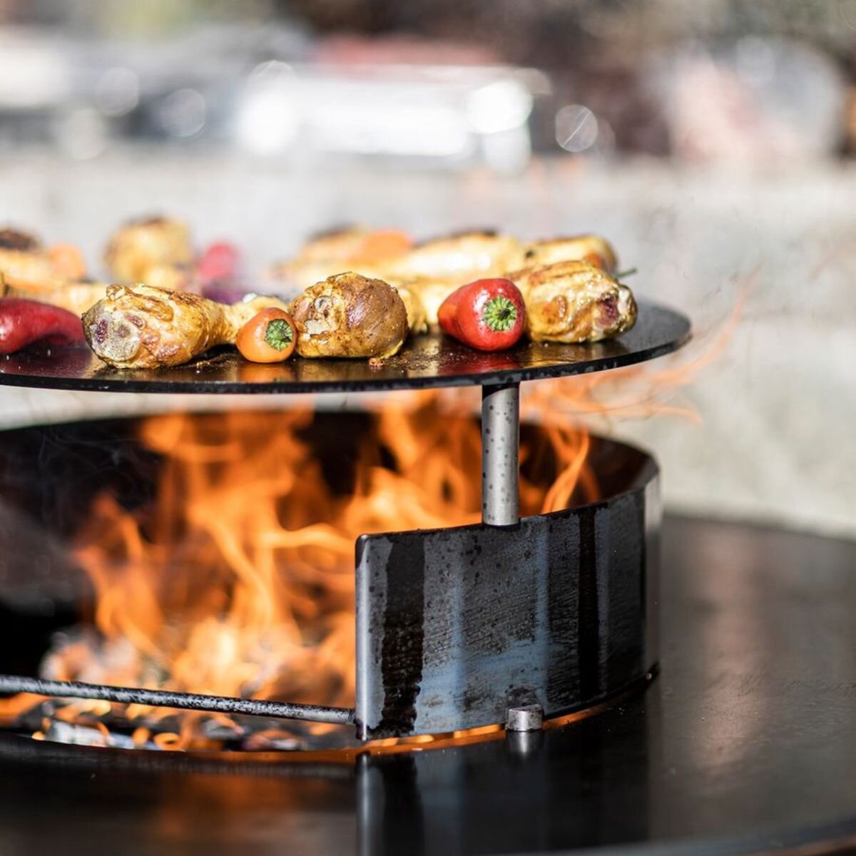 braciere-grill-multifire-in-azione