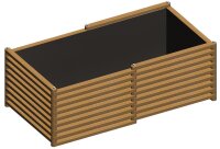 «Maximilian» – orto rialzato rettangolare versatile