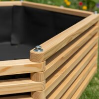 „Franz Josef“ Beet – großes sechseckiges Garten-Hochbeet