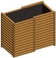 „Maximilian“ Beet – kompaktes, rechteckiges Garten-Hochbeet