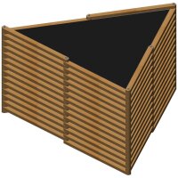 „Konstantin“ Beet – dreieckiges Garten-Hochbeet