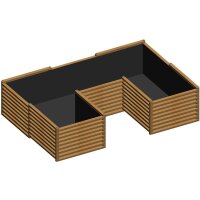 «Ulrich» – orto rialzato a U grande