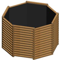 „Wilhelm“ Beet – achteckiges Garten-Hochbeet