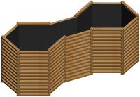 „Karl“ Beet – wabenförmiges Garten-Hochbeet