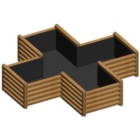 „Friedrich“ Beet – Kreuz-Hochbeet...