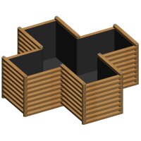 „Friedrich“ Beet – Kreuz-Hochbeet...