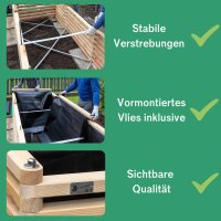 „Ulrich“ Beet – U-Form Hochbeet in mittlerer Größe