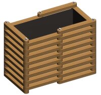 „Maximilian“ Beet – ultrakompaktes, schmales Rechteck