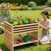 “Sissi” – Hochbeet mit Stauraum