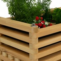 «Sissi» – orto rialzato stretto da balcone con ripiano su gambe