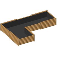“Leopold” - Hochbeet mit Eckform