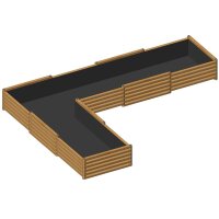 “Leopold” - Hochbeet mit Eckform 358 x 270