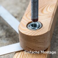 “Leopold” - Hochbeet mit Eckform 358 x 270