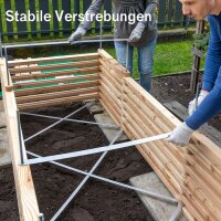 “Leopold” - Hochbeet mit Eckform 358 x 270