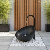 Vasca d’acqua Aqualuna D80 nera con ingresso...