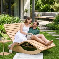 Die "LeoLiege" - Schaukelliege für 2 Personen in Zirbenholz