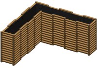 «Leopold» – orto rialzato ad angolo 195×195